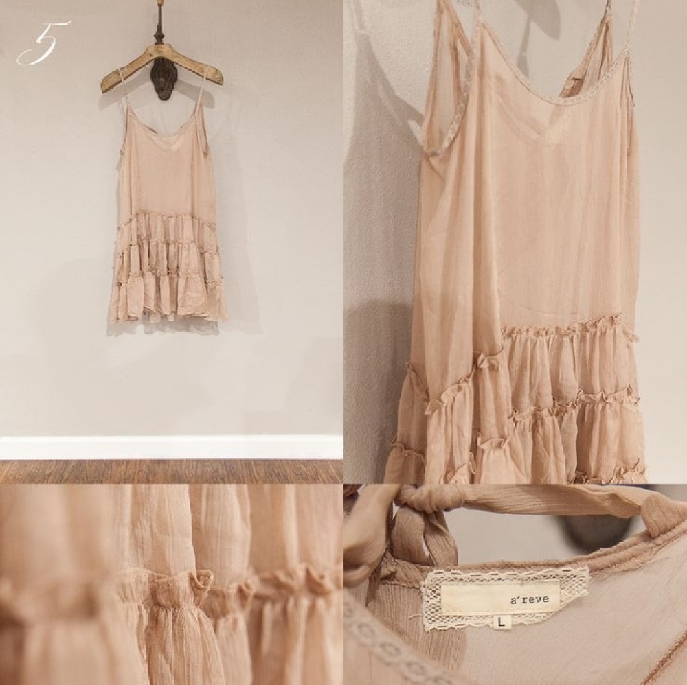 A'reve anthropologie ruffle top or dress